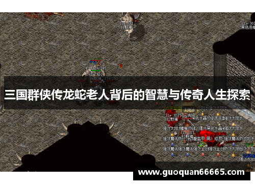 三国群侠传龙蛇老人背后的智慧与传奇人生探索